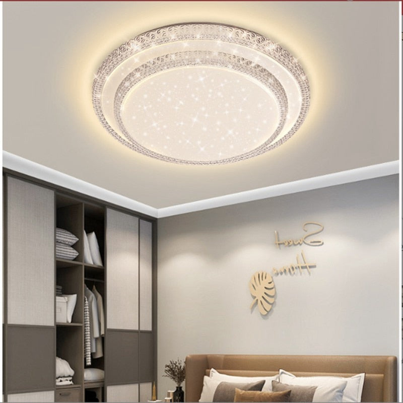 Luxury Imitation Crystal Living Room Ceiling Lamp Modern LED Bedroom Dining Den Pendant Light Simple Interior Decoration Lamps