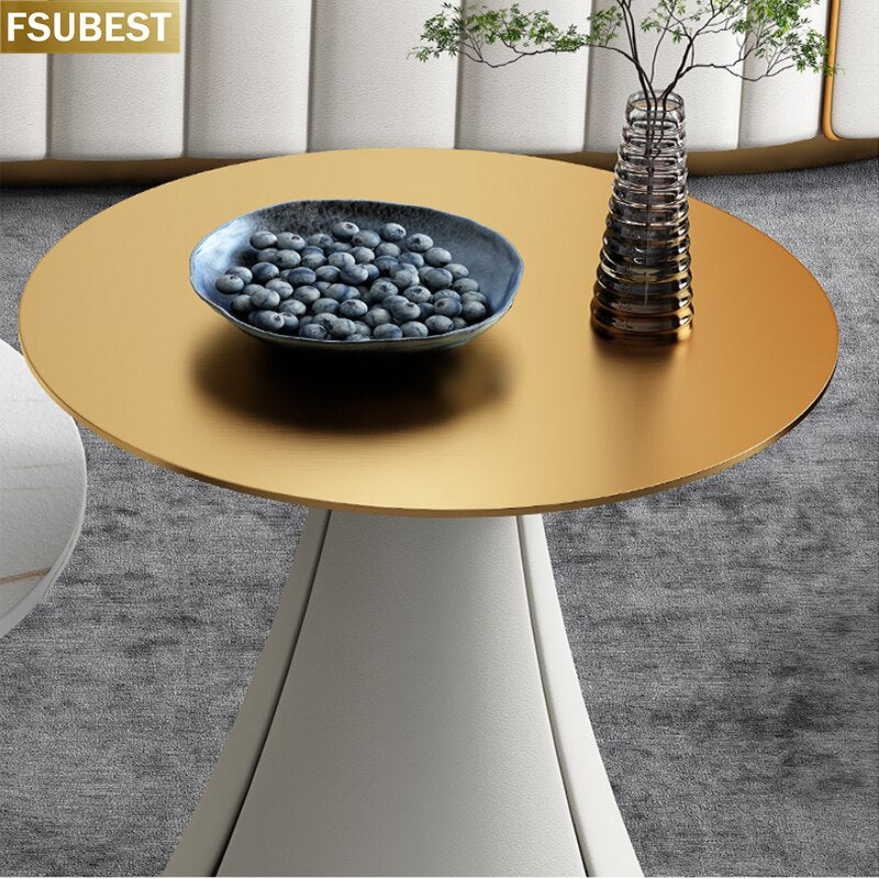 Modern Light Luxury Tea Table Size Circle Combination Small Living Room Simple Creative Designer Coffee Table  طاولات الطعام