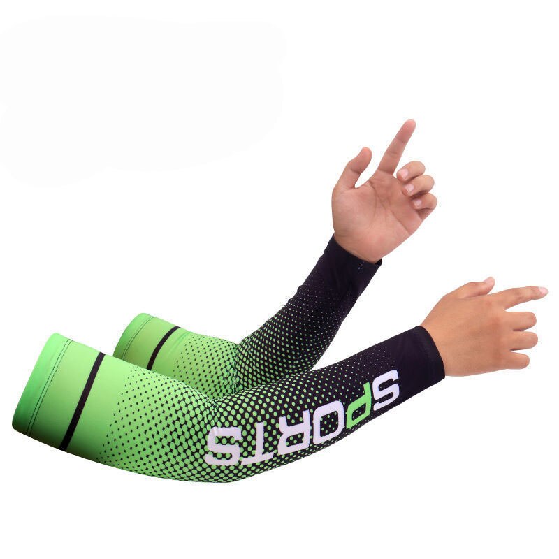 UV Solar Cycling Arm Sleeves For Men Ice Silk Sunscreen Cooling  Bicycle Sports Hand Sleeves Solar Protection for Riding Running