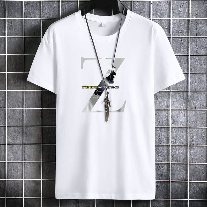 T Shirts Men New Arrival 2022 Summer Slim Fit Top Men`s Short Sleeve T-Shirt Casual T Cotton shirt Men Daily Clothing White Tee