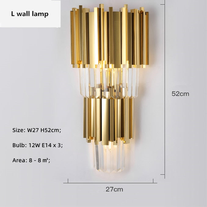 Modern Luxury Shiny Gold E14 Led Pendant Lights Dining Room Lustre Crystal Led Droplight Indoor Lighting Suspend Lamp Fixtures