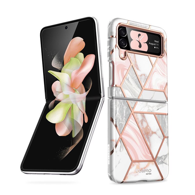 For Samsung Galaxy Z Flip 4 Case 5G (2022) I-BLASON Cosmo Slim Stylish Protective Bumper Case Without Built-in Screen Protector