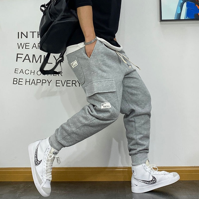 Korean Fashion Hip Hop Loose Couple Sweatpants Harajuku Harem Sports Jogging Pants Streetwear Oversized Joggers Men Clothing