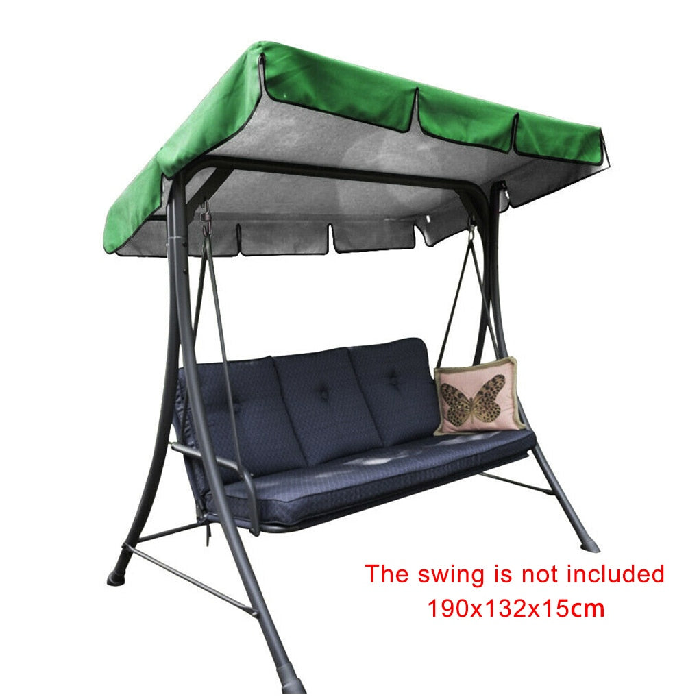 rain top rain cover ruffled park outdoor rainproof cover patio swing chair dust dwaterproof covers water swing seat top cover
