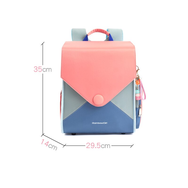 Rainbow Girl Backpack Kids  Primary School Children Backpack Girls 6-12 Years Old Kids Backpack Girls  Fashion Bags for Toddlers