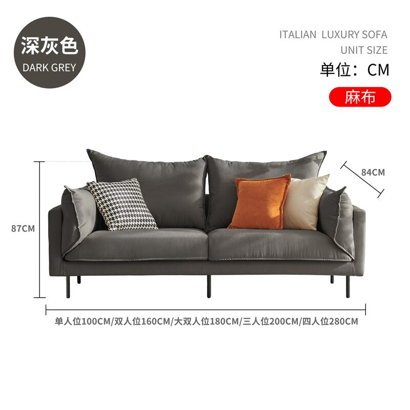 Library Canape Sofa Couch Sectional Canape Lazy Futon Sofas Chaise Longue Chaise Meubles De Salon Prefabricated House GPF34XP