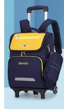 Japan school bags on wheels School Rolling backpack for boys Wheeled Backpack for school kids school trolley Bags orthopedic