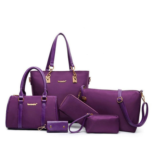 TRAVEASY 6 Sets Fashion Women Bag Oxford New Ladies Handbags Large Capacity Tote Bags Free Shipping Small Shoulder Bag for Women