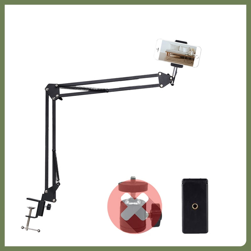 FANGTUOSI 2022 NEW Phone Camera tripod Table Stand Set Photography Adjustable With Phone Holder For Nikon For LED Ring Light