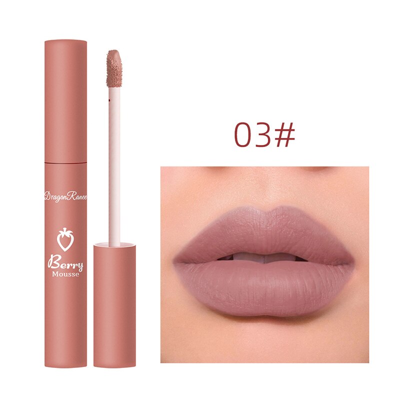 9Colors Matte Liquid Lipsticks Waterproof Ultra Velvet Lip Stick Pigment Sexy Red Nude Long Lasting Lip Gloss Makeup