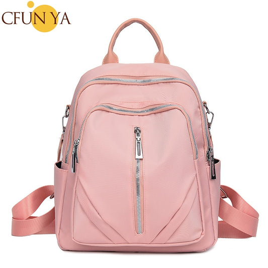 CFUN YA New 2023 Spring Summer Nylon Backpack Teenager Girls Anti-Theft Travel Back Pack Large Women&#39;s Shoudler Bags Mochilas