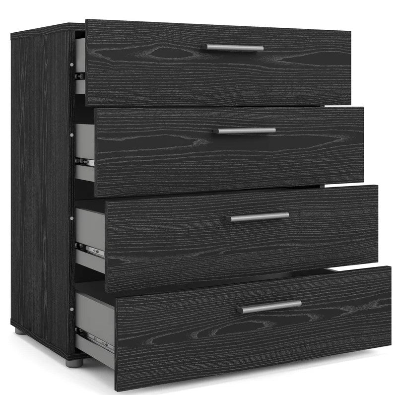 8/4 Drawer Dresser Cabinet Storage Solid Wood Home Furniture for Guest Room Bedroom Modern Style High Gloss Finish Easy Assembly