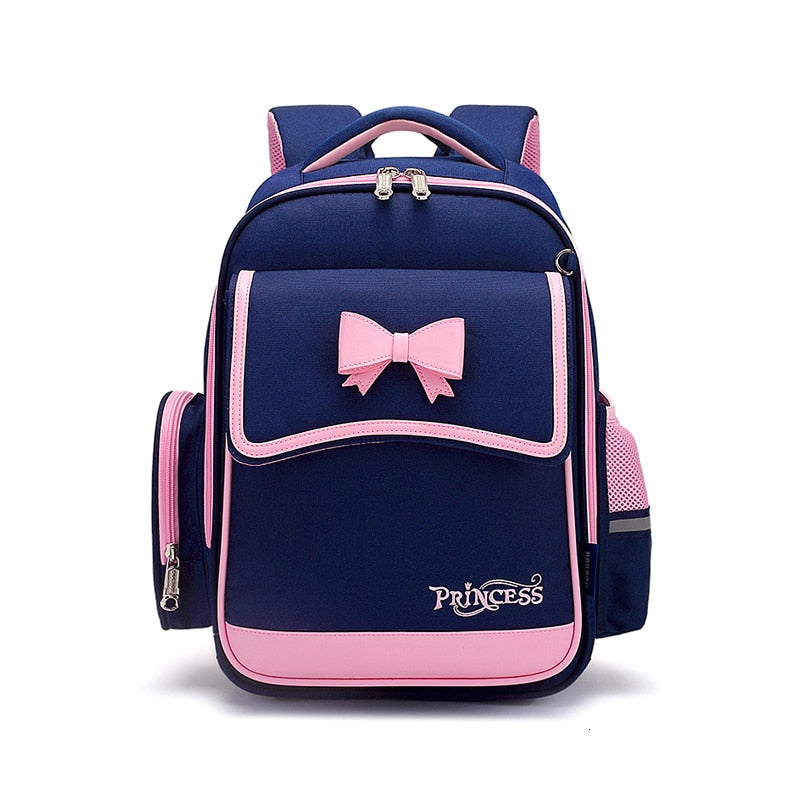 Backpack  for Elementary  School Girl Waterproof Oxford Cloth Pink Sac Enfant School Bags Kids Backpack  Girls Cute Bow Kids Bag