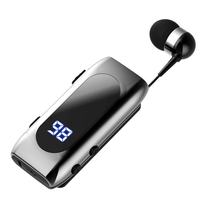 New Sale K55 Mini Bluetooth Headset BT5.2 Talk Time 20 Hours Call Remind Vibration Sport Clip Driver Auriculares Earphone