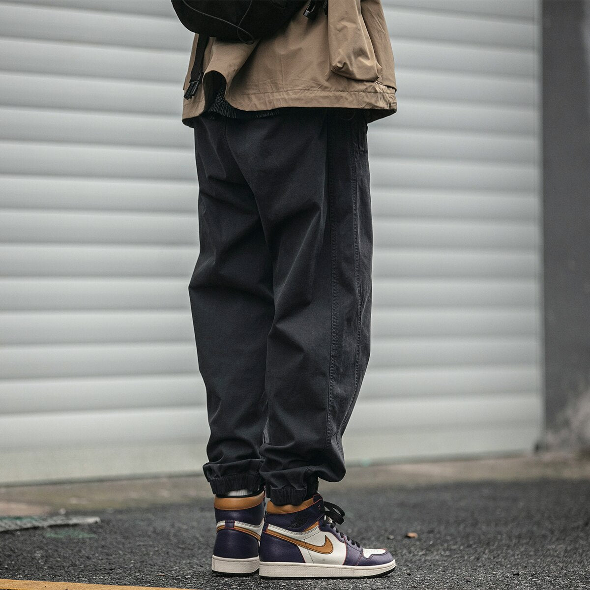 Japanese Streetwear Vintage Cargo Pants Men Clothing Harajuku Trendy Casual Trousers Korean Fashion Oversize Harem Joggers Male