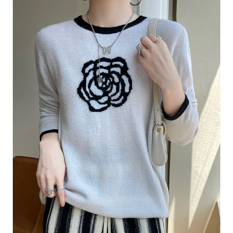 Cheap Official Store 100% Woolen Sweater Women Remove The Cabinet And Clear The Warehouse, Fashionable Pullover Free Of Freight