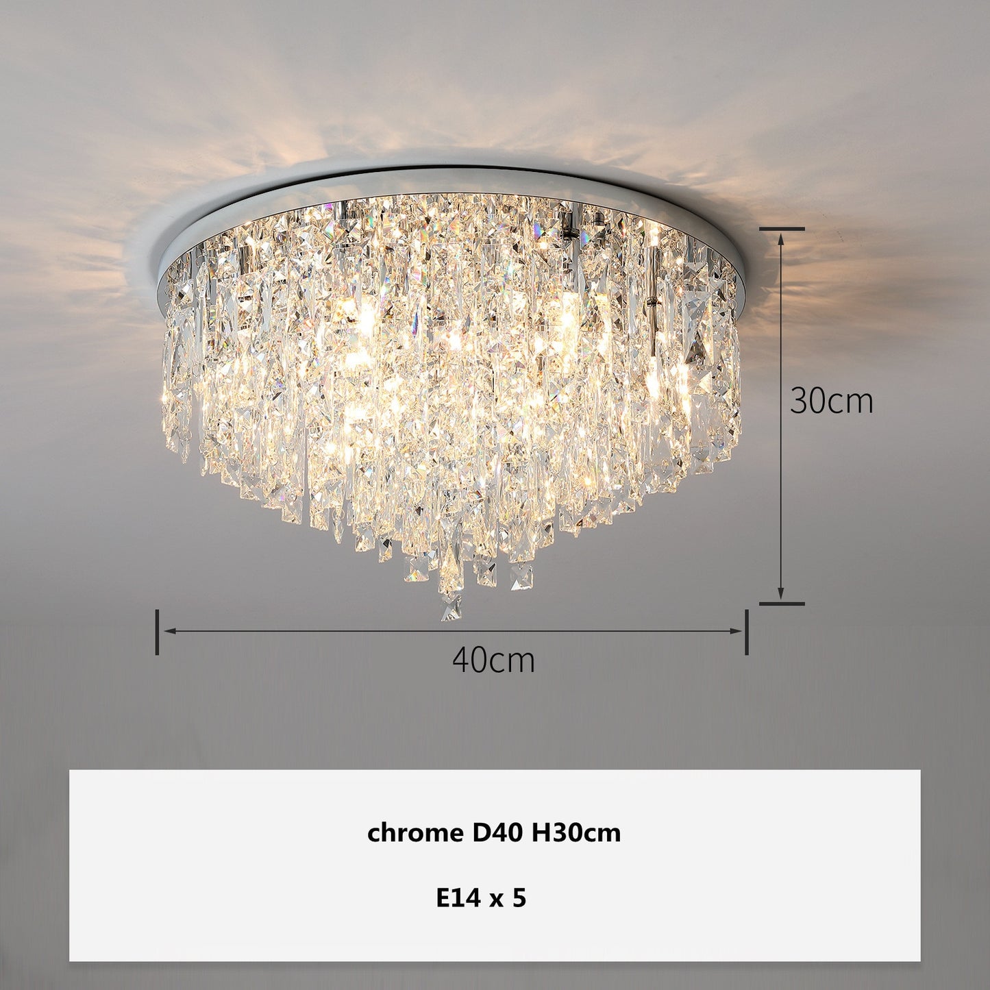 Modern Bedroom Crystals E14 Ceiling Lamp Lustre Lamp Steel Led Ceiling Lights Art Deco Led Chandelier Lighting Fixtures Lamp