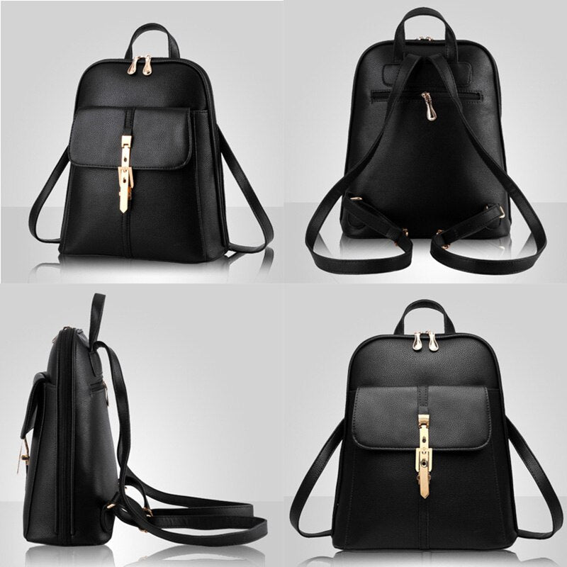 TRAVEASY 2022 Fashion Versatile Zipper Bag Women Large Capacity Cute Girls Single Shoulder Strap Or Double Strap Backpack