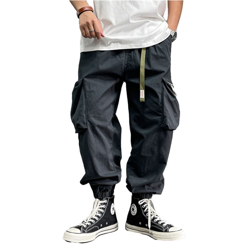 Korean Streetwear Fashion Hip Hop Cargo Pants Men Clothing Japanese Harajuku Jogging Trousers Techwear Joggers Casual Sweatpants