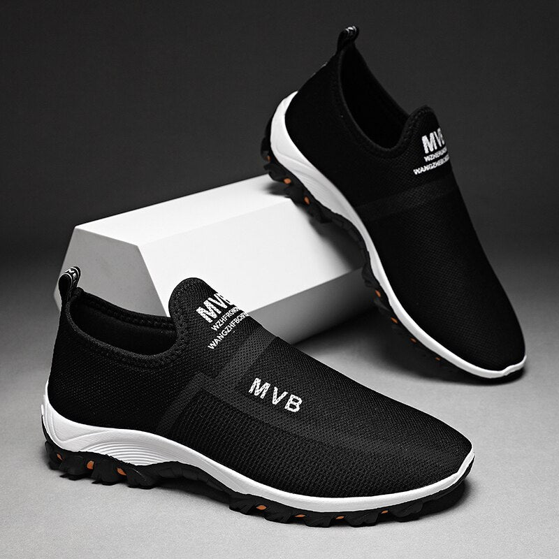 New Summer Mesh Men Shoes Lightweight Sneakers Men Fashion Casual Walking Shoes Breathable Slip On Men Loafers Zapatillas Hombre