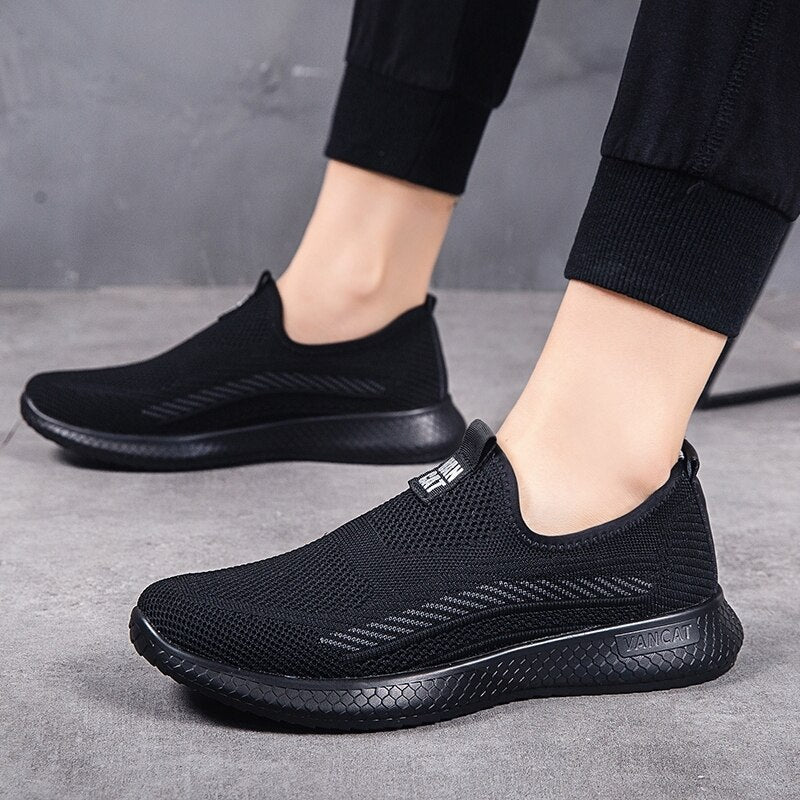 Men&#39;s Shoes Men Sports Shoes High Quality Casual Shoes Men Slip-On Sneakers Summer Outdoor Driving Comfortable Massage Loafers