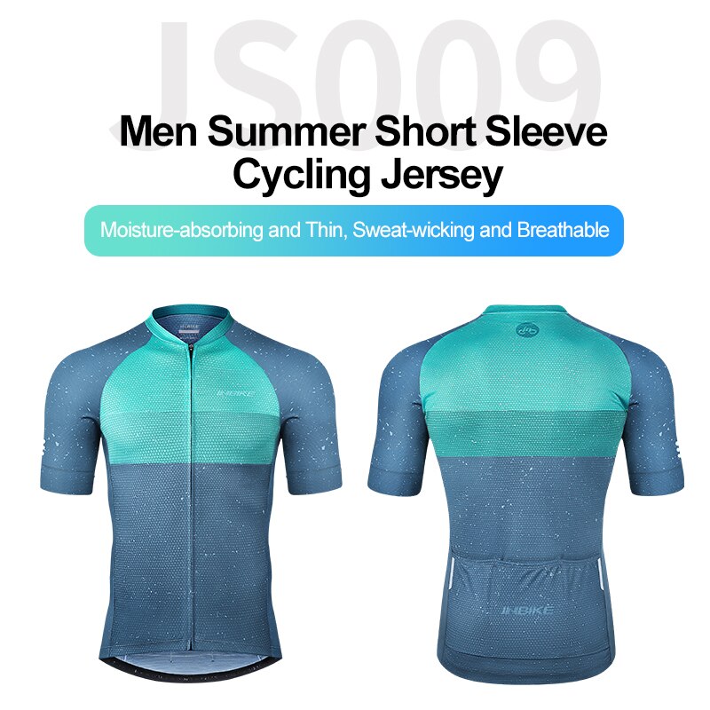 INBIKE Men Cycling Jersey Breathable MTB Bike Shirt Downhill Jersey Summer Pro Mountain Road Bicycle Short Sleeve Clothing JS008