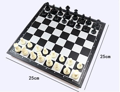 25/36cm Big Size Medieval Chess Sets With Magnetic Large Chess board 32 Chess Pieces Table Carrom Board Games Figure Sets szachy
