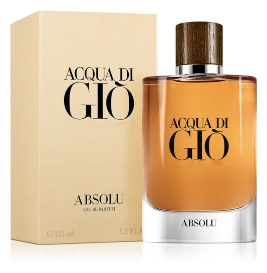 Classic Men&#39;s Perfumes 100ml Gio Absolu Pour Homme Eau De Parfum Long Lasting Cologne Men Original