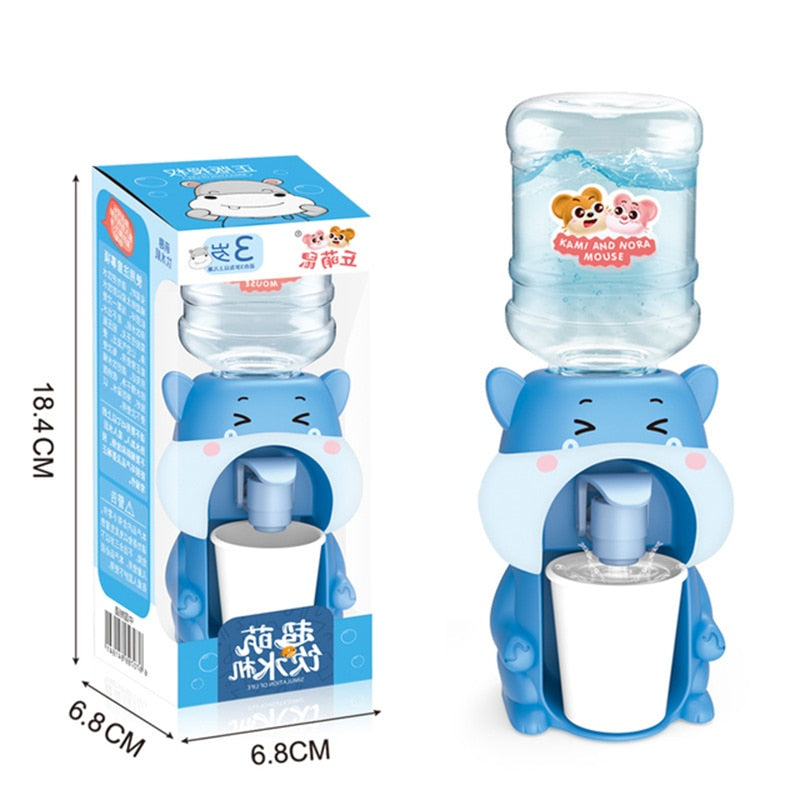 Mini Water Dispenser Baby Toy Drinking Water Hand Press Water Bottle Pump Cooler Lifelike Cute Children Cosplsy Props Home