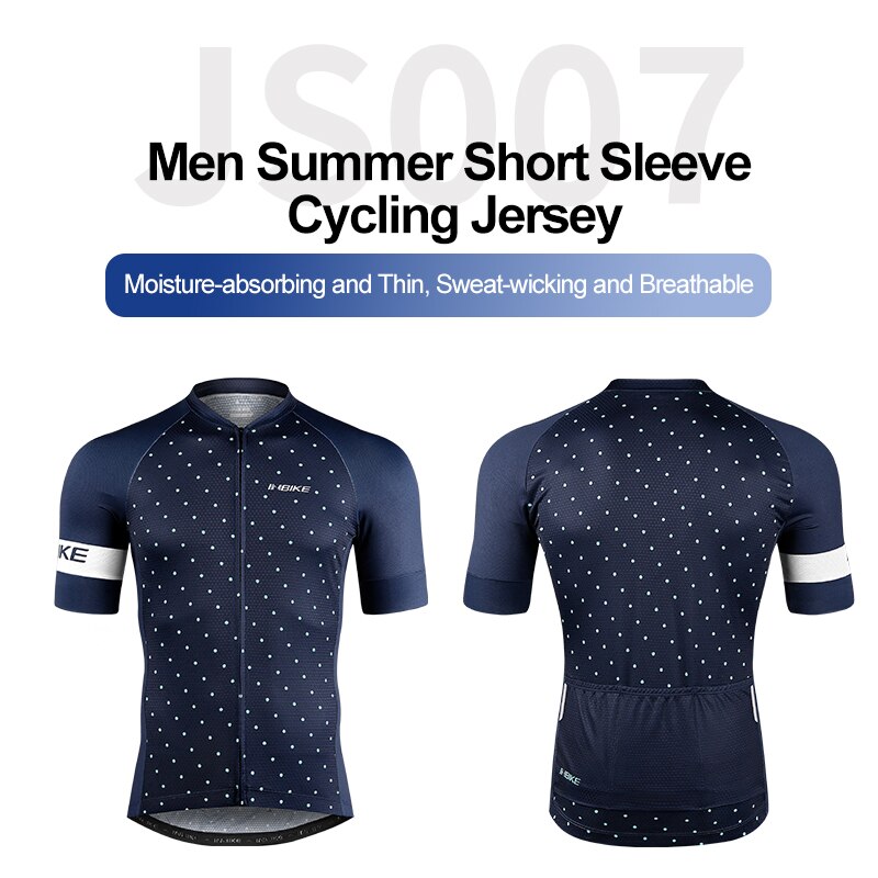 INBIKE Men Cycling Jersey Breathable MTB Bike Shirt Downhill Jersey Summer Pro Mountain Road Bicycle Short Sleeve Clothing JS008
