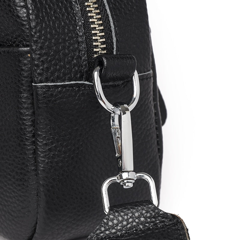 Cowhide Bag 2023 Spring And Summer New Women&#39;s Bag Leather Soft Leather Zero Wallet Fashion Versatile Messenger Bag