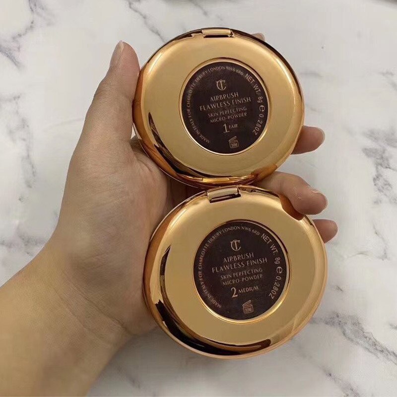 Ct Flawless Setting Powder Foundation for Perfecting Micro Makeup 8G Soft Focus Setting Oil Control Light Skin Normal Size