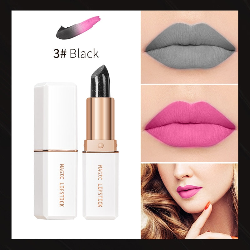 Lip Balm Blue Rose Lipstick Waterproof Temperature Color Changing Moisturizing Base Makeup Long Lasting Natural Beauty
