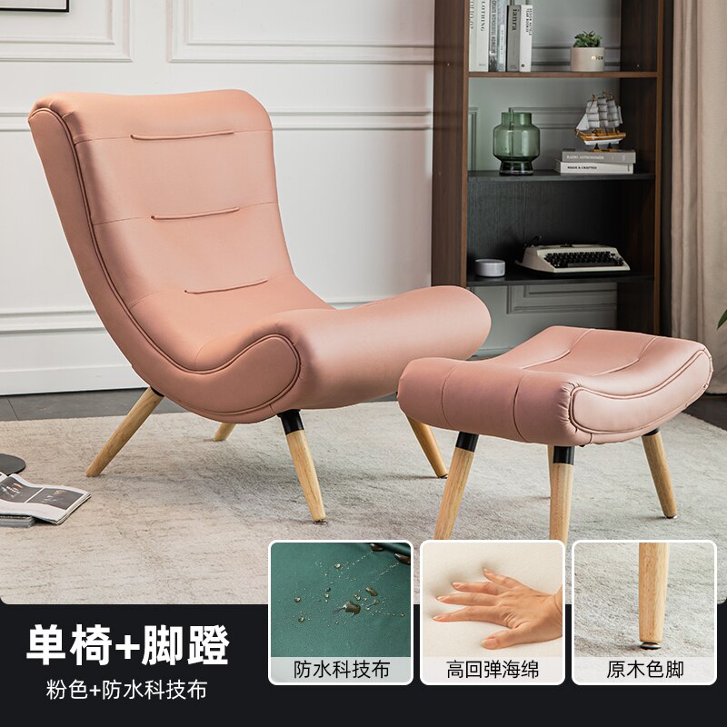 Designer Unique Chairs Green Comfortable Floor Recliner Living Room Chairs Soft Ultralight Dine Silla Plegable Indoor Supplies