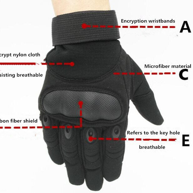 Touch Screen Army Military Tactical Gloves Paintball Airsoft Shooting Combat Anti-Skid Bicycle Hard Knuckle Full Finger Gloves