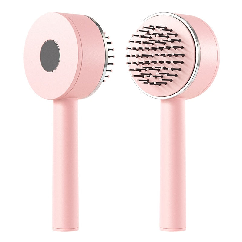 One-Key Quick Self Cleaning Hair Comb Women Hair Brush Air Cushion Scalp Massage Comb Hair Styling Tools Airbag Comb