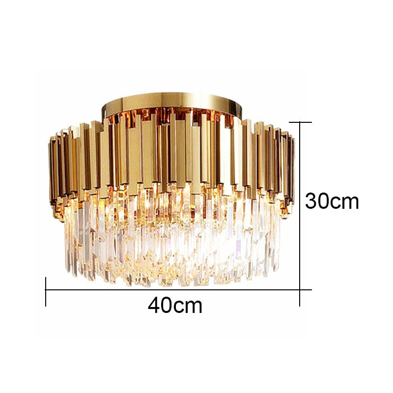 Nordic Modern Oval Round Crystal Ceiling Chandelier Restaurant Led Lights Luxury Bar Table Lamp Bedroom Living Room Lighting