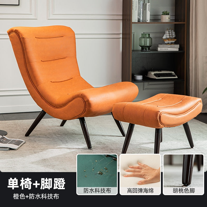 Designer Unique Chairs Green Comfortable Floor Recliner Living Room Chairs Soft Ultralight Dine Silla Plegable Indoor Supplies