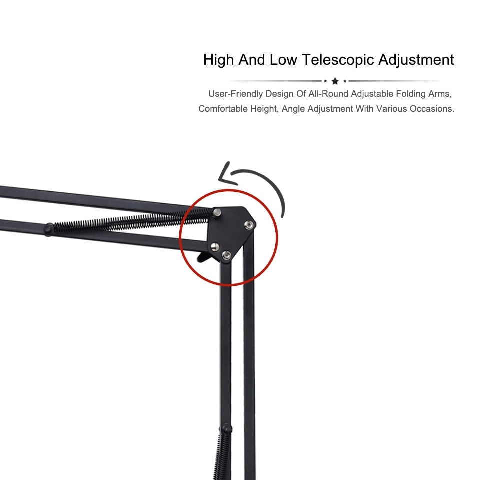 FANGTUOSI 2022 NEW Phone Camera tripod Table Stand Set Photography Adjustable With Phone Holder For Nikon For LED Ring Light