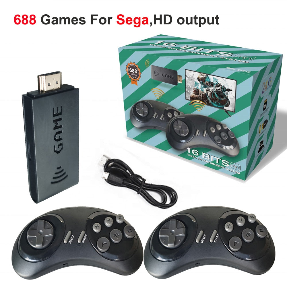 SF900 Retro Game Console HD Video Game Stick With 1500 Games for SNES Wireless Controller 16 Bit Consolas De Videojuegos for NES