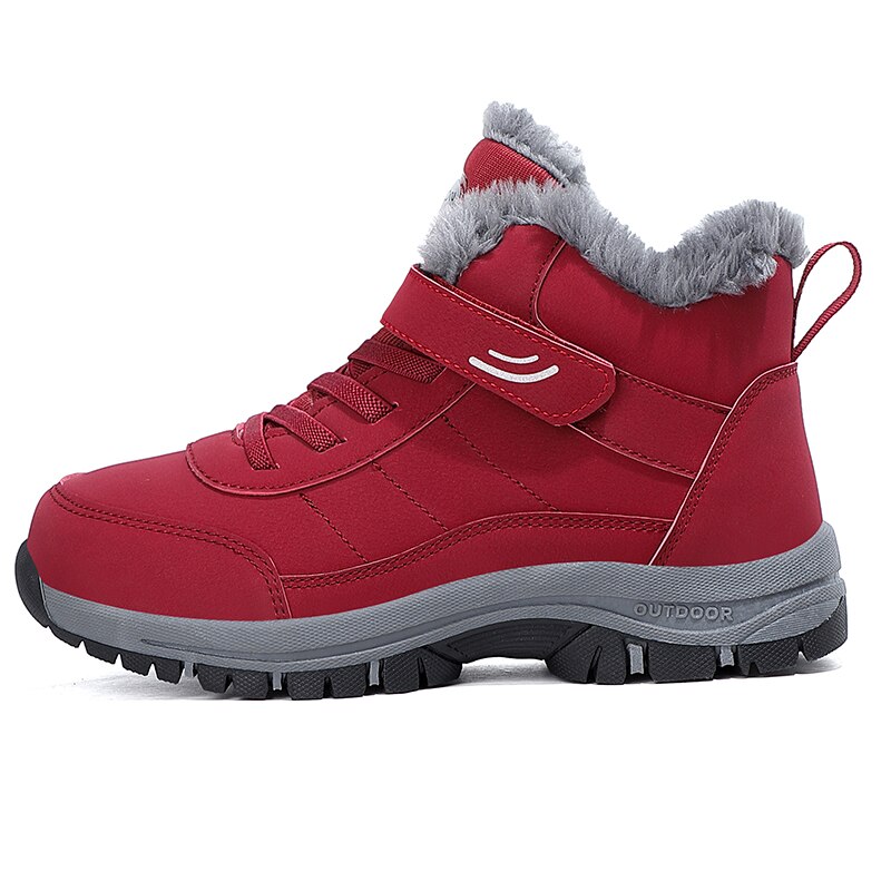 Super Warm Men Boots Winter Waterproof Platform Women Boots With Fur Outdoor Unisex Ankle Boots Men Sneakers Snow Boots Shoe
