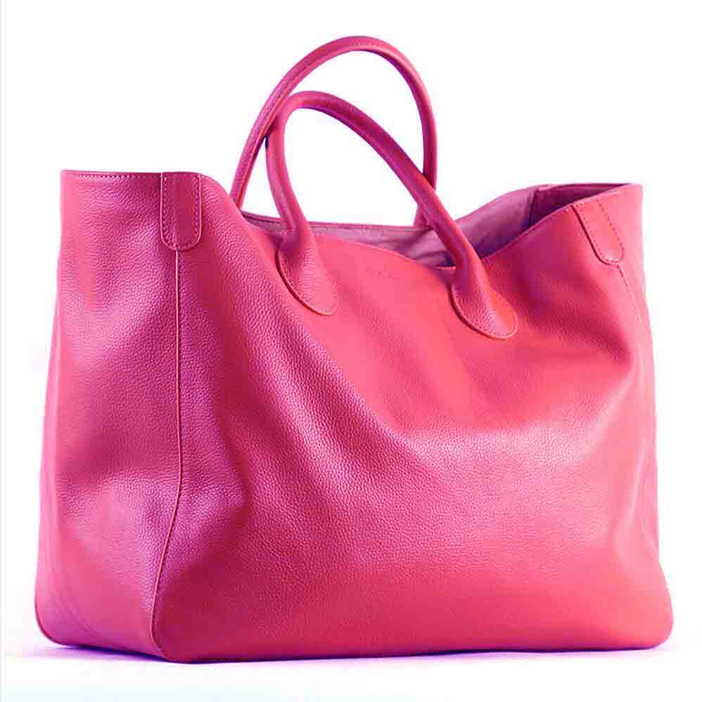 Oversize Tote Bag for Women Genuine Leather Handbags and Purses Cowhide Brown Large Shopper Bag Female Travel Handbag 2021 New