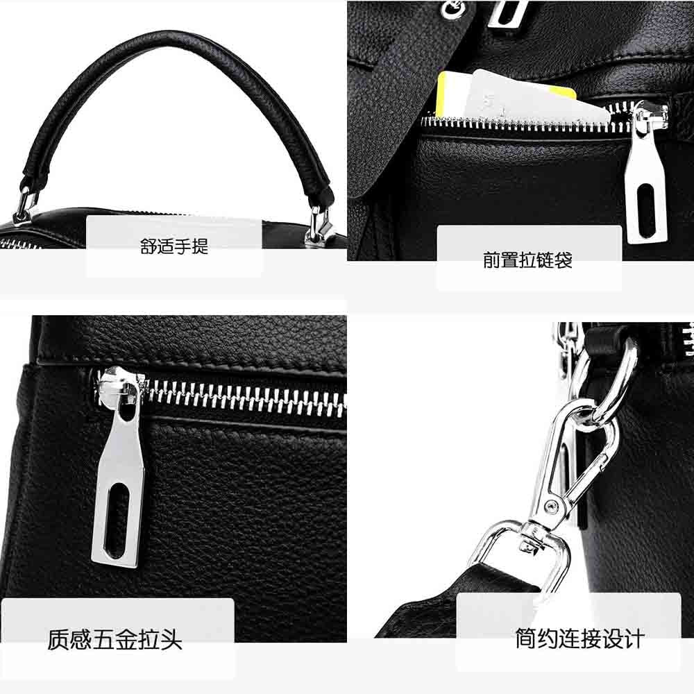 Motingsome Classic Fashion Designer Bag for Women Genuine Leather Shoulder Purses Multi-Pocket Cowhide Female Messenger Bag 2022