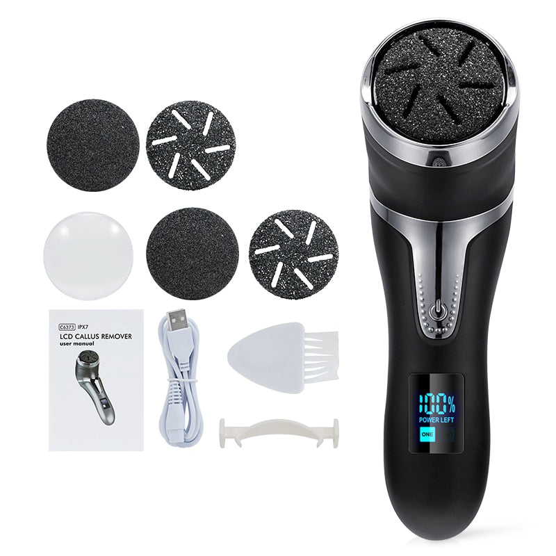 Electric Pedicure Tools Foot Care File Leg Heels Remove Hard Cracked Dead Skin Callus Remover Feet Foot Files Clean Care Machine