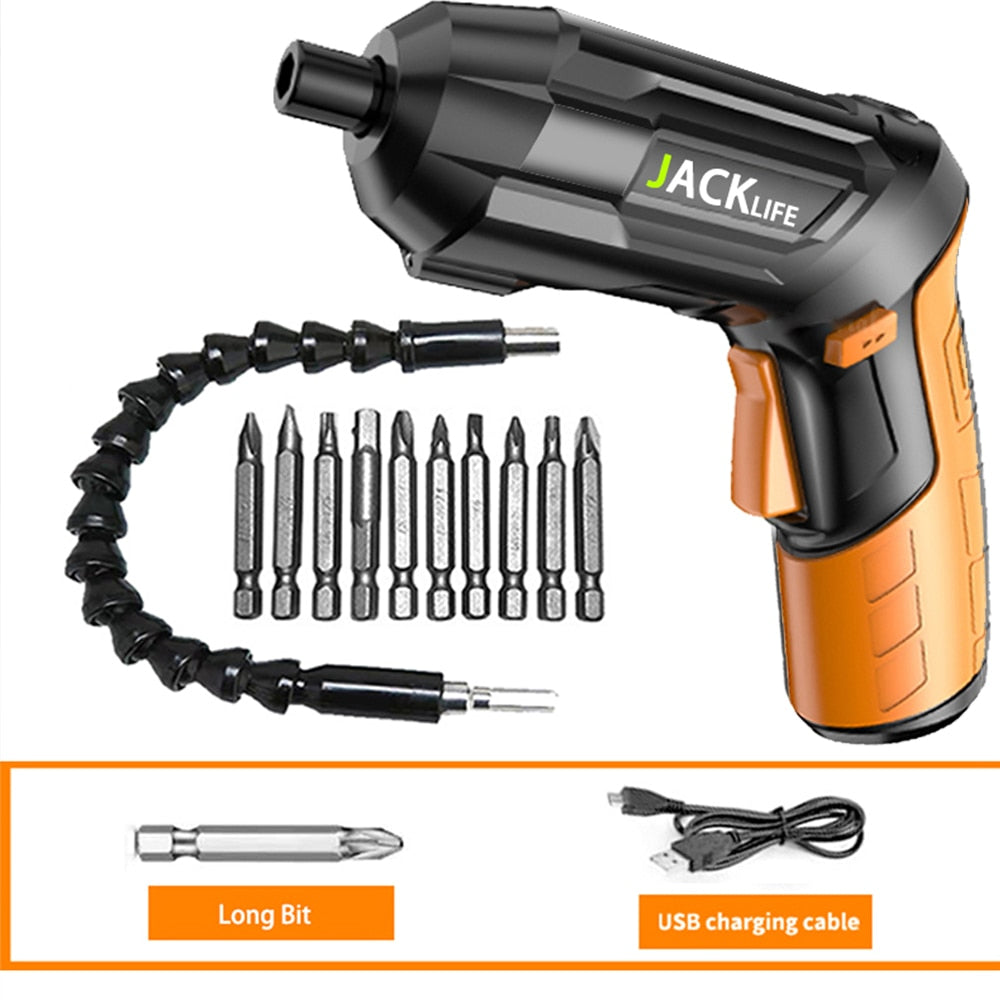 Electric Screwdriver Battery Rechargeable Cordless Screwdriver Powerful Impact Wireless Screwdriver Drill Electric Screw Driver