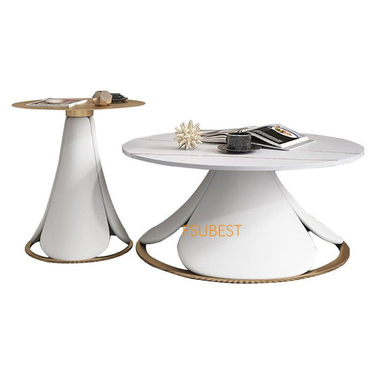 Modern Light Luxury Tea Table Size Circle Combination Small Living Room Simple Creative Designer Coffee Table  طاولات الطعام