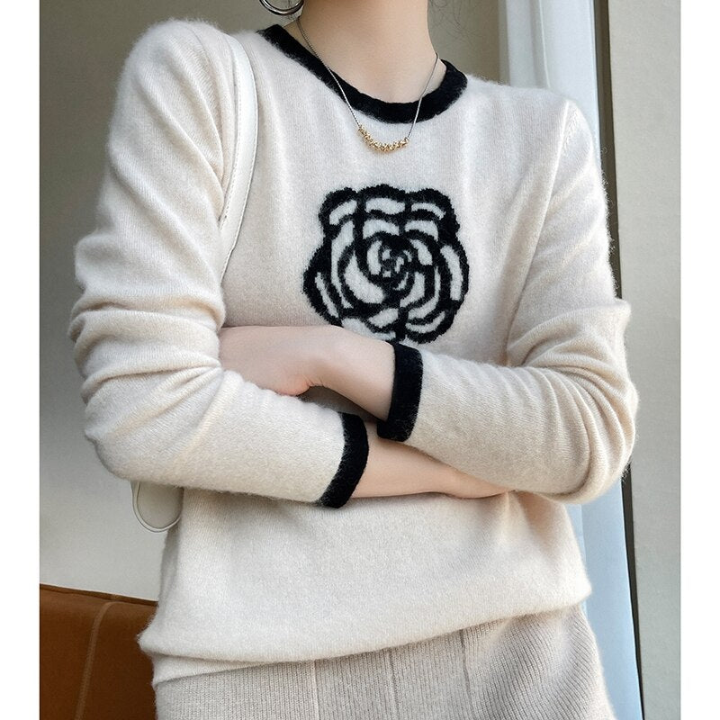 Cheap Official Store 100% Woolen Sweater Women Remove The Cabinet And Clear The Warehouse, Fashionable Pullover Free Of Freight