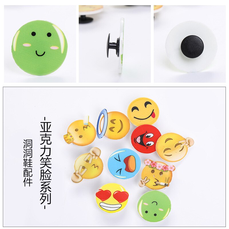 Shoe Charms Decoration Buckle carton chocolate ice cream fruit acrylic M JIBZ DIY combiation for croc friend gift 10pcs/set