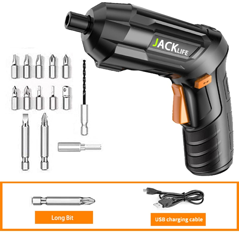 Electric Screwdriver Battery Rechargeable Cordless Screwdriver Powerful Impact Wireless Screwdriver Drill Electric Screw Driver