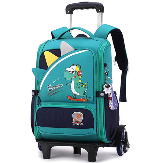 School Bag With Wheels For Boys Girls School Trolley Backpack For Girls Waterproof Wheeled Backpack For School Bags Trolley Bags